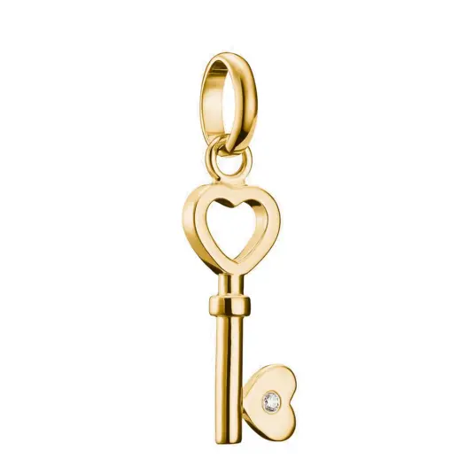 THOMAS SABO CONNECT přívěsek charm Love key gold-plated přívěšek CC1241-414-14