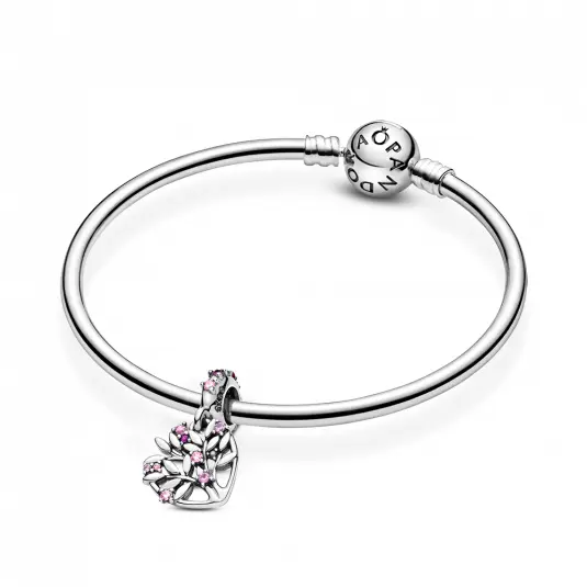 PANDORA náramek Pink Heart Family Tree