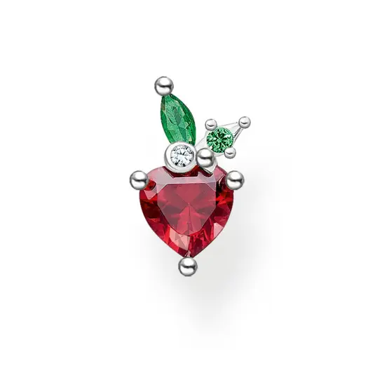 THOMAS SABO kusová náušnice Strawberry silver náušnice H2193-699-7