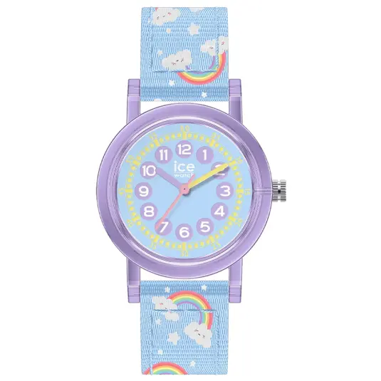 ICE WATCH dětské hodinky Learning Light Blue Rainbow