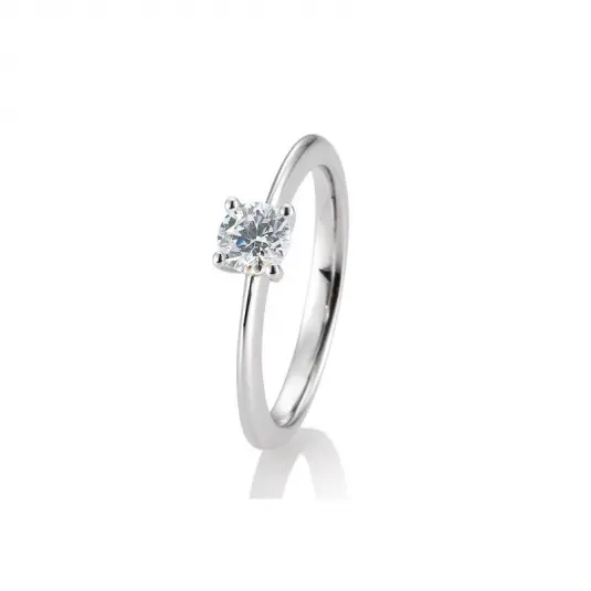 SOFIA DIAMONDS prsten z bílého zlata s diamantem 0,50 ct prsten BE41/05639-W