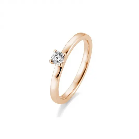 SOFIA DIAMONDS prsten z růžového zlata s diamantem 0,20 ct prsten BE41/05992-R