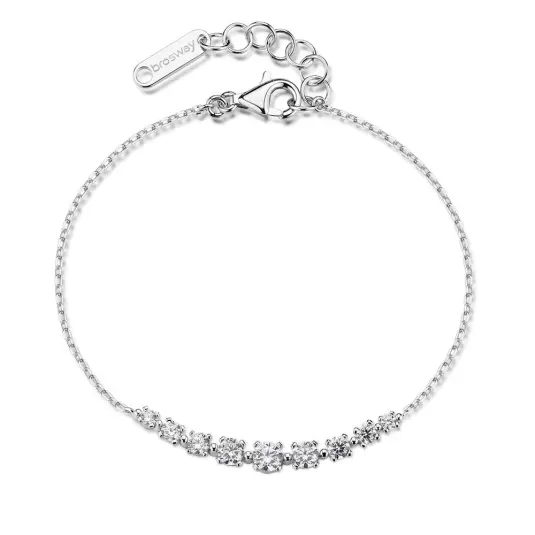 BROSWAY stříbrný náramek Fancy Infinite White náramek BWFIW151