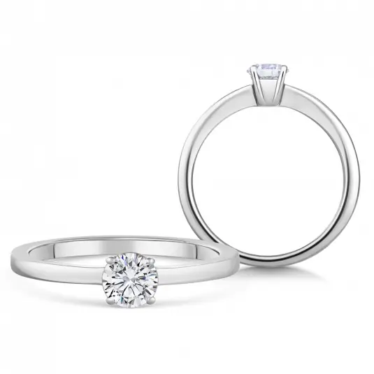 SOFIA DIAMONDS zlatý zásnubní prsten s diamantem 0,50 ct prsten BDRB90348WG