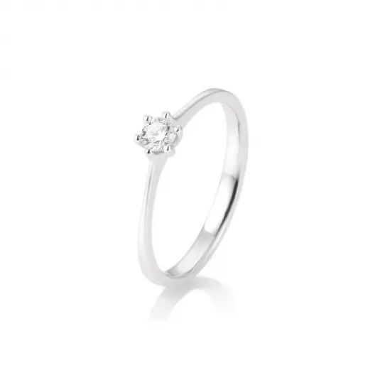 SOFIA DIAMONDS prsten z bílého zlata s diamantem 0,15 ct prsten BE41/82143-W