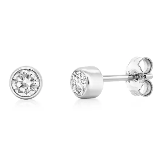 SOFIA DIAMONDS zlaté náušnice s diamanty 2 x 0,23 ct náušnice UDER26657W-H-I1