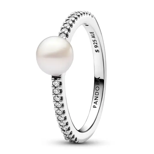 PANDORA prsten Perla a pavé zirkony prsten 193158C01