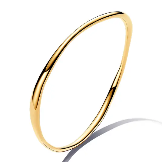 Pandora Pevný pozlacený náramek Shine Essence 563317C00 19 cm
