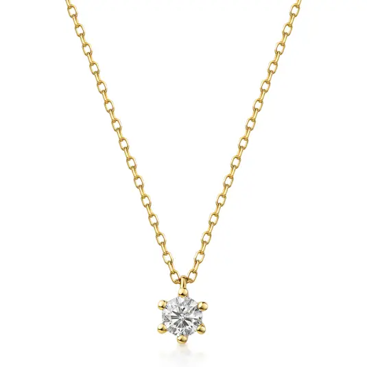 SOFIA DIAMONDS zlatý náhrdelník diamantem 0,25 ct náhrdelník UDPD22035Y-H-I1