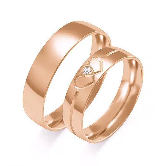 SOFIA zlatý dámský snubní prsten snubní prsteny ZSO-367WRG