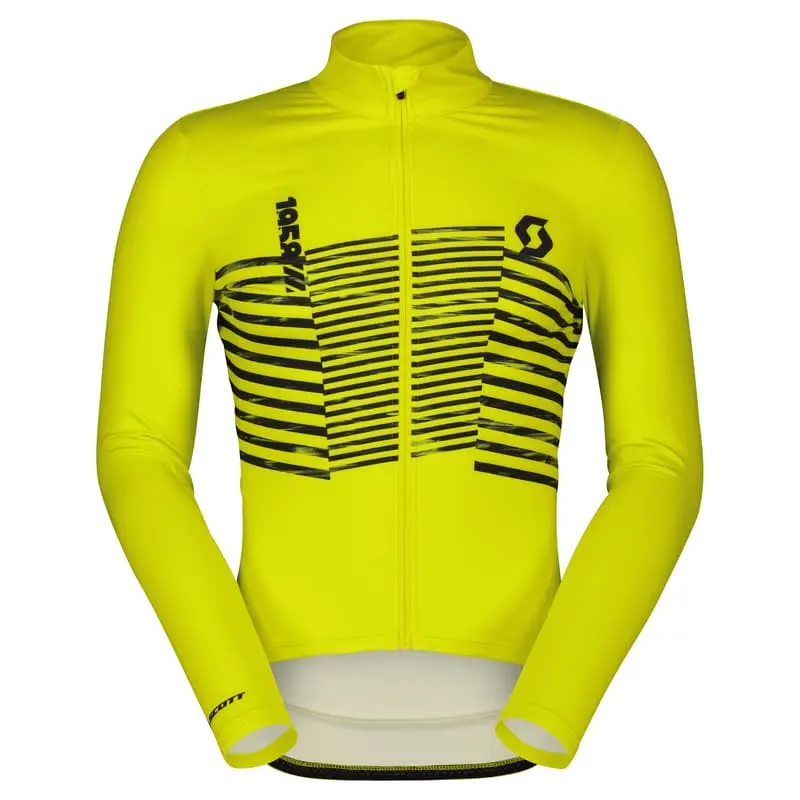 SCOTT Pánský zimní cyklistickický dres Scott RC Team Warm Graphics LS