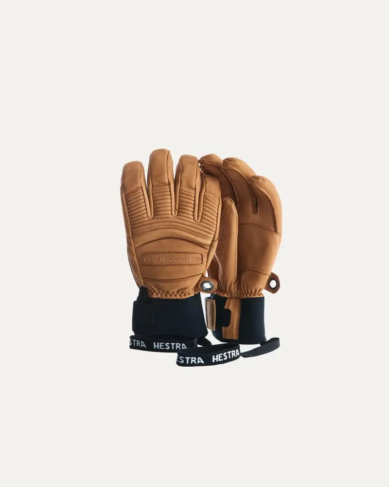 The Mountain Studio Lyžařské rukavice TMS & HESTRA® LEATHER GLOVE
