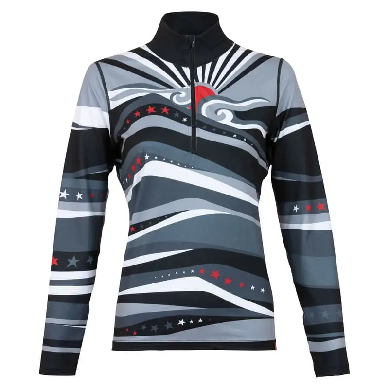 Krimson Klover Dámská základní vrstva s 1/4 zipem Sunshine Top