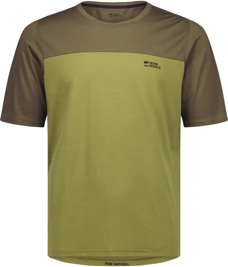 Mons Royale Pánské cyklistické triko Diversion Merino Bike Jersey Short Sleeve