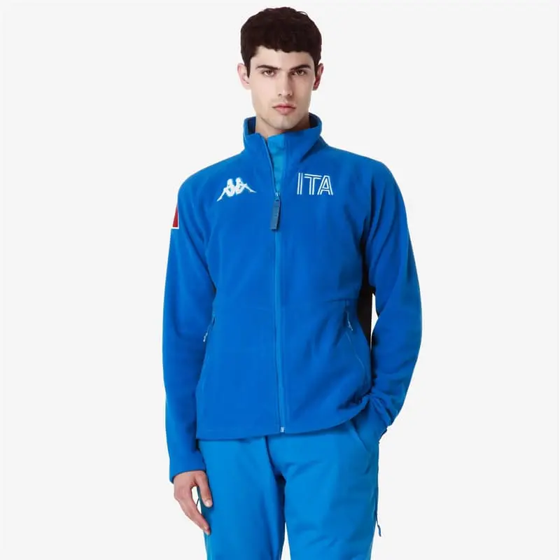 Kappa Pánská fleecová mikina 6CENTO 687 ITA jacket