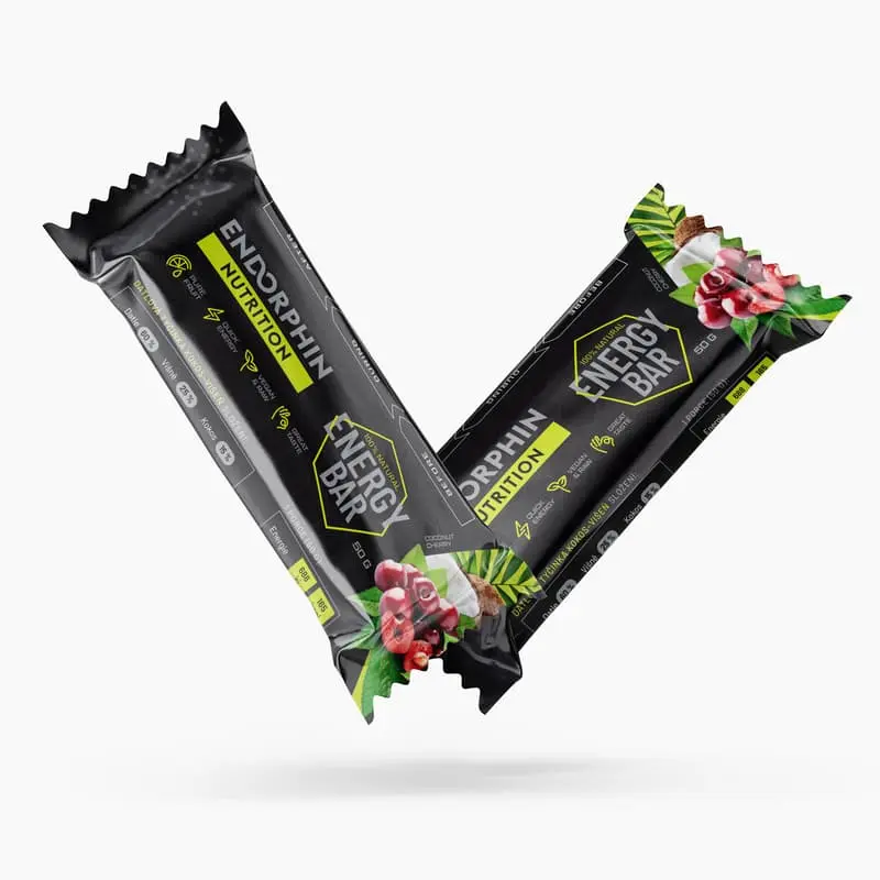 Endorphin Nutrition Datlová tyčinka- kokos-višeň 50g ENERGY BAR