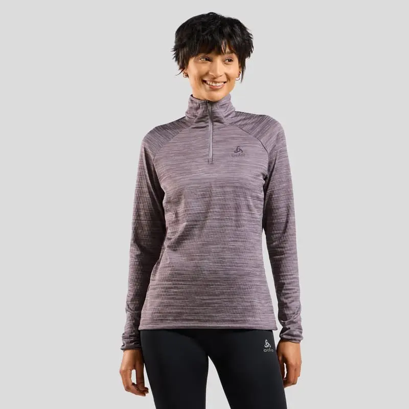 Odlo Dámská mikina s 1/2 zipem Mid layer 1/2 zip ESSENTIAL THERMAL