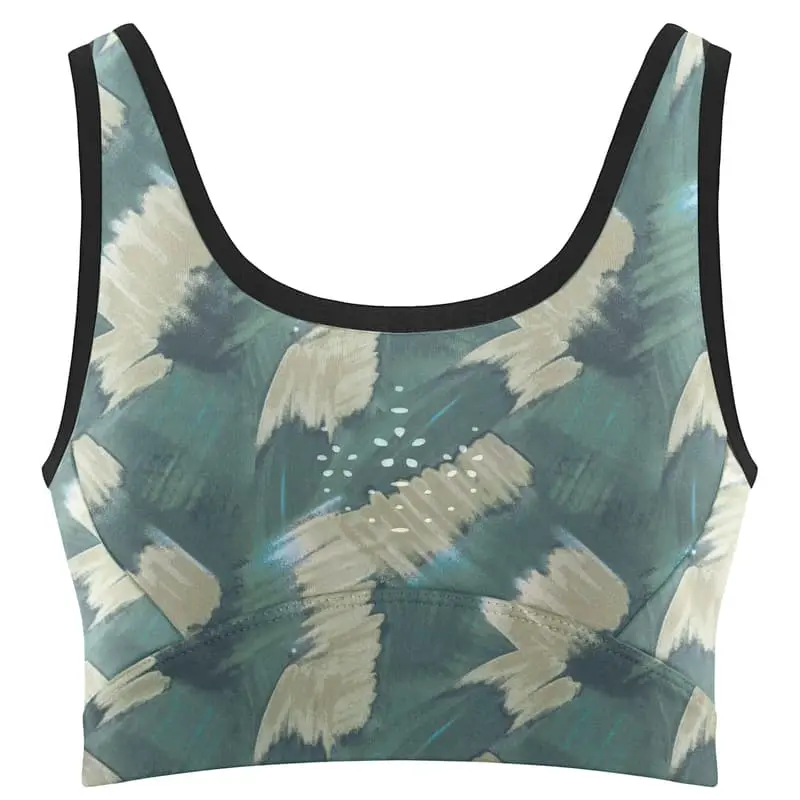 Poivre Blanc Dámská sportovní podprsenka CROP TOP