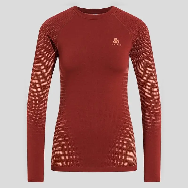 Odlo Dámské funkční triko BL TOP crew neck l/s PERFORMANCE WARM EC