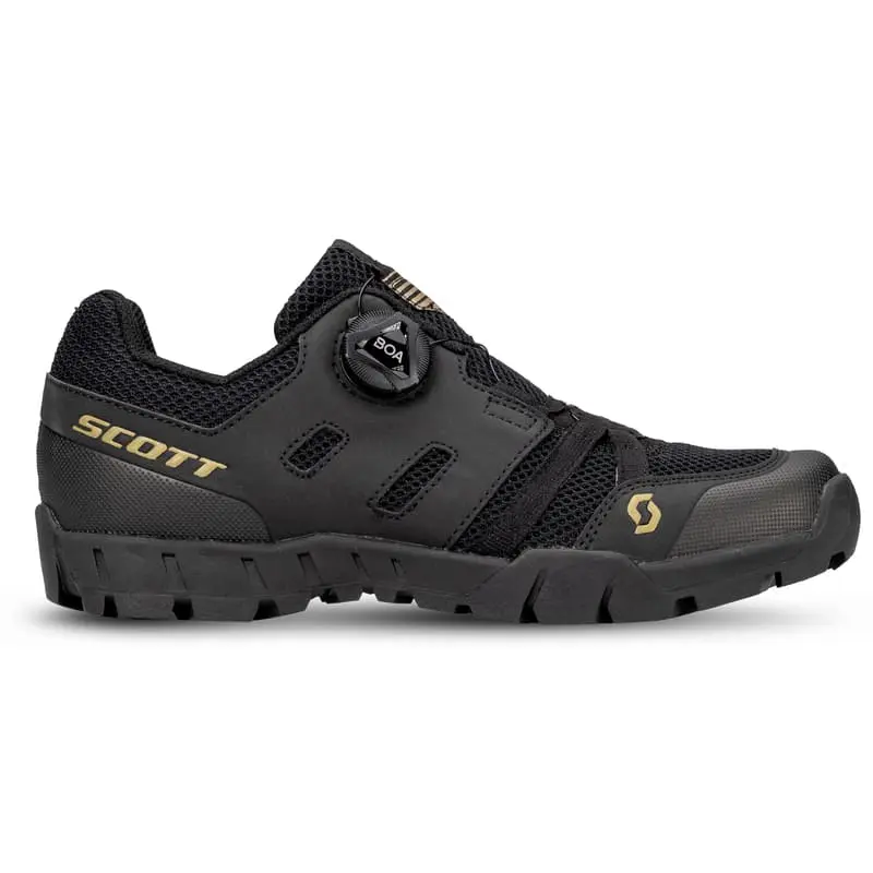 Dámské boty na kolo Scott W Sport CRUS-R BOA ECO Black/Gold Velikost EU: 40