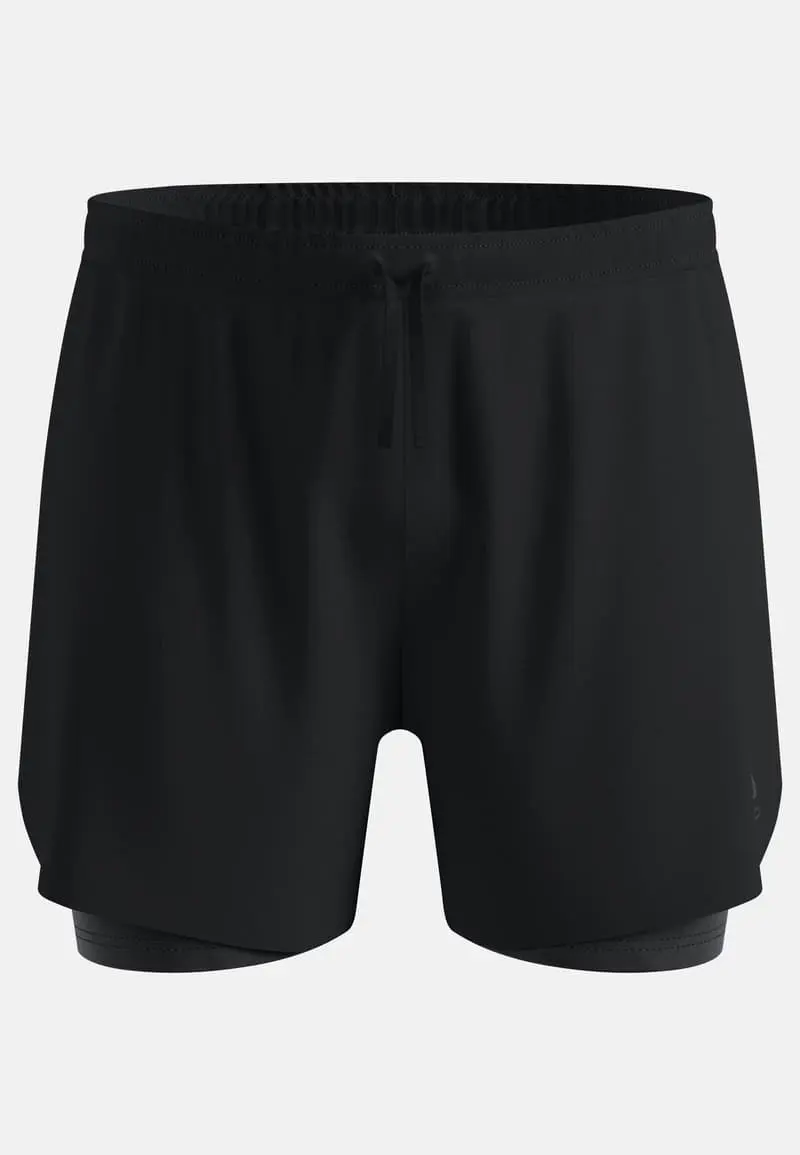 Odlo Pánské běžecké kraťasy 2-in-1 short ZEROWEIGHT 3 INCH PRINT