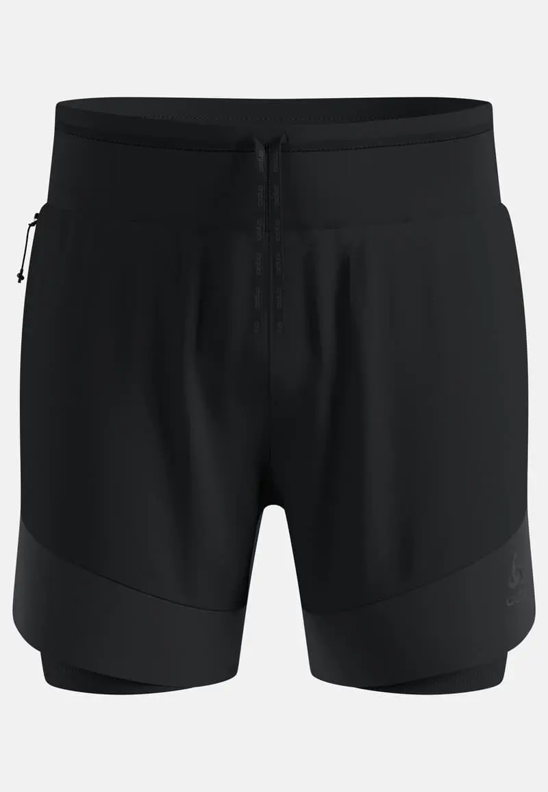 Odlo Pánské běžecké kraťasy THE X-ALP 6-INCH 2-IN-1 TRAIL RUNNING SHORTS 2.0