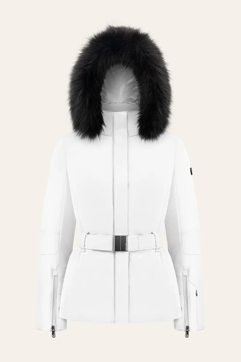 Poivre Blanc Dámská lyžařská bunda s kožešinou EMILY-WO STRETCH SKI JACKET