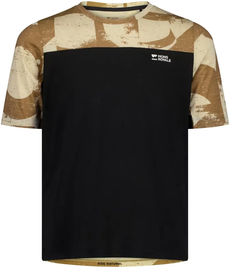 Mons Royale Pánské cyklistické triko Diversion Merino Bike Jersey Short Sleeve