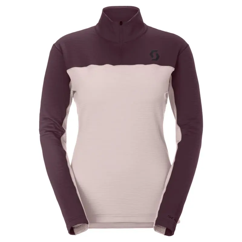 SCOTT Pullover W's Defined Light, Wax Pink/Cocoa Red (vzorek) velikost: M