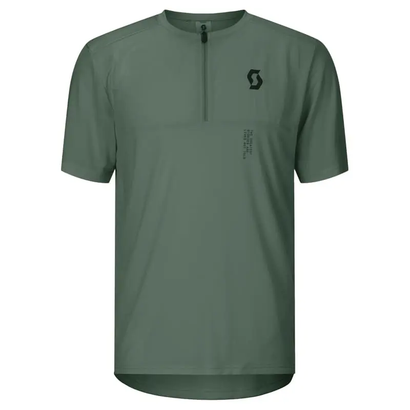 SCOTT Pánské cyklistické triko Tee M's Vertic Zip SS