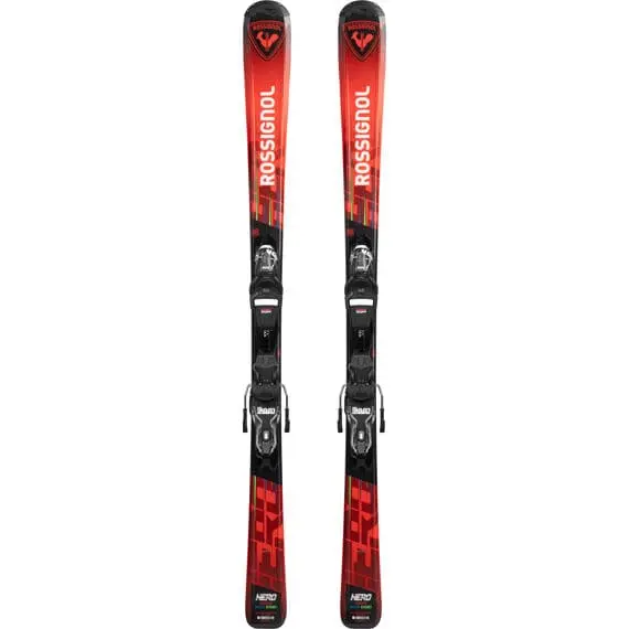 Rossignol Dětské sjezdové lyže s vázáním HERO JR 100-140 KID-X + KID 4 GW B76 BLACK / RANJY02+FCKKK01