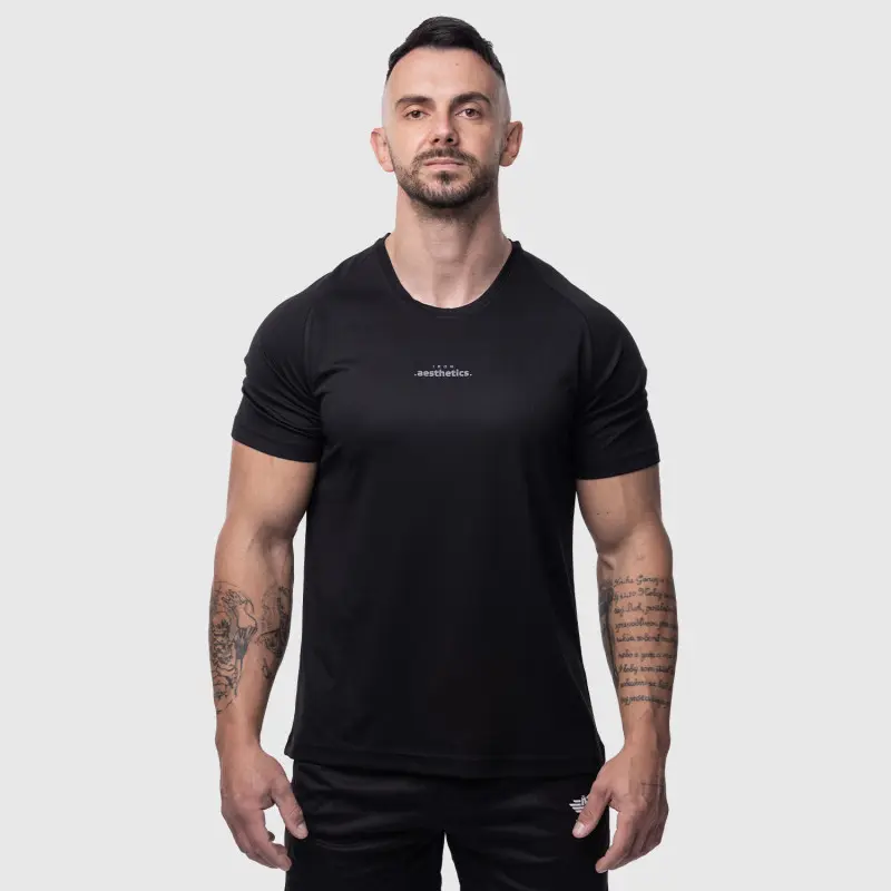 Pánské sportovní tričko Iron Aesthetics Training, černé