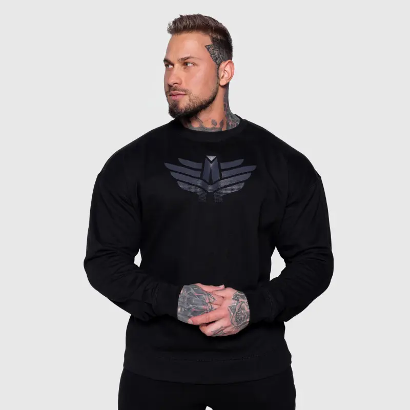 Pánská mikina Iron Aesthetics Essential, černá