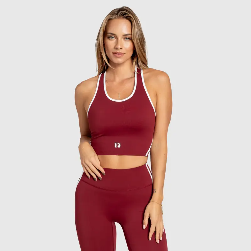 Dámská sportovní podprsenka Iron Aesthetics Define, bordová