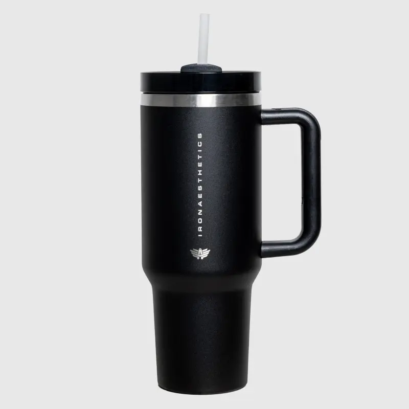 Nerezový termohrnek Iron Aesthetics City Tumbler 1200 ml, černý