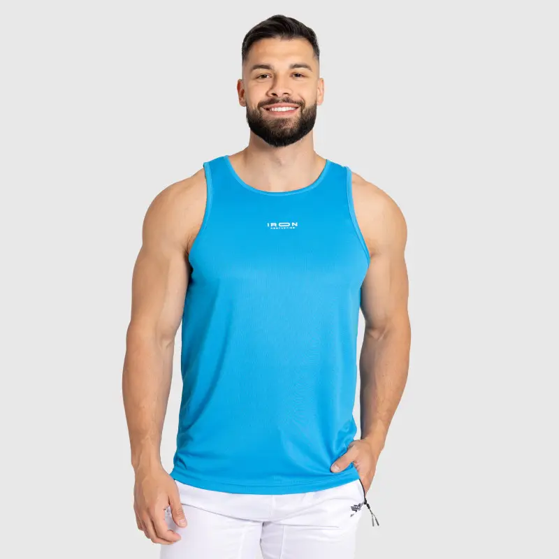 Pánské sportovní tílko Iron Aesthetics Athlete, modré