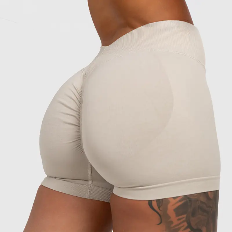 Sportovní kraťasy Iron Aesthetics Shape, béžové