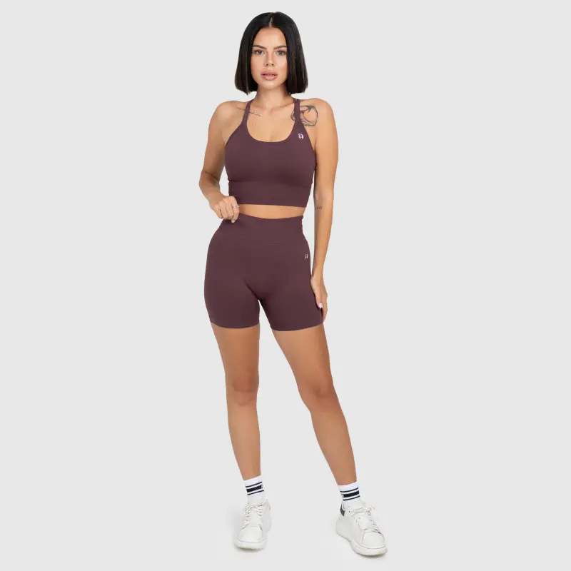 Dámská sportovní souprava Iron Aesthetics Ultimate short, plum