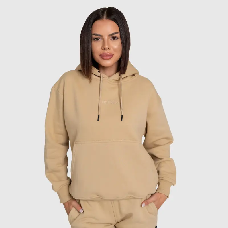 Dámská mikina Iron Aesthetics Cargo, béžová