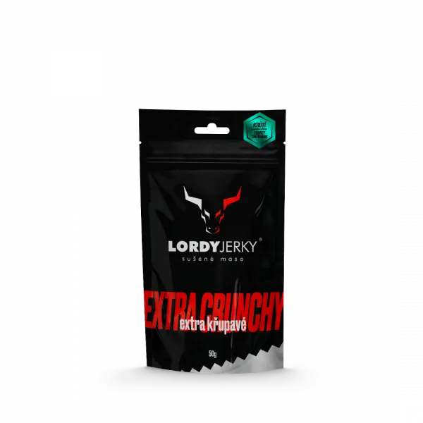 LORDYJerky KRŮTÍ maso CITRON/MANDLE 50 g