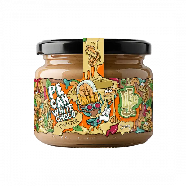 LifeLike - Pecan White Choco Twister 300g
