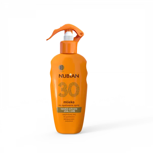 Nubian mléko na opalování v spreji SPF 30 200 ml