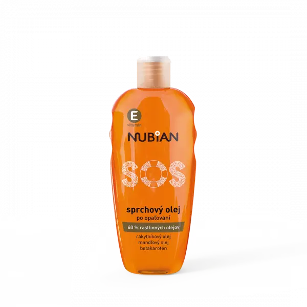Nubian SOS sprchový olej po opalování 200 ml