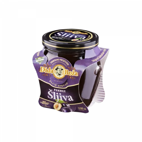 DIDA BOŽA Švestkový džem (100% ovoce) 240 g