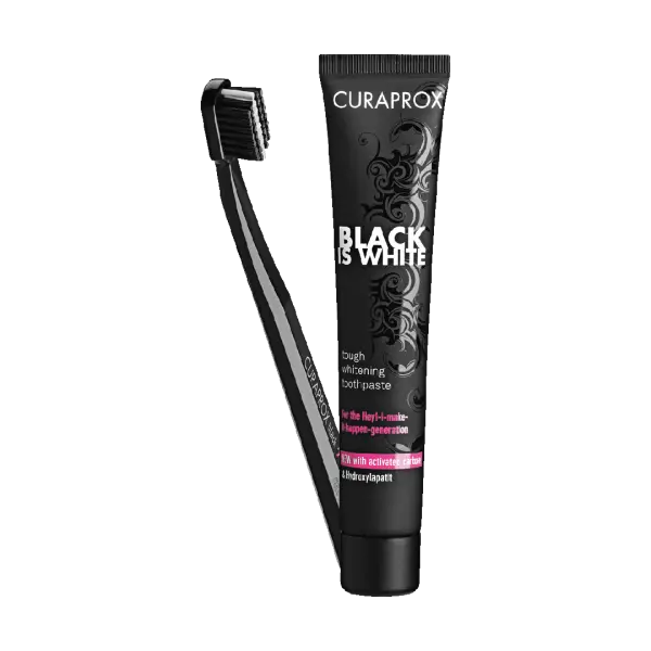 CURAPROX BLACK IS WHITE SET