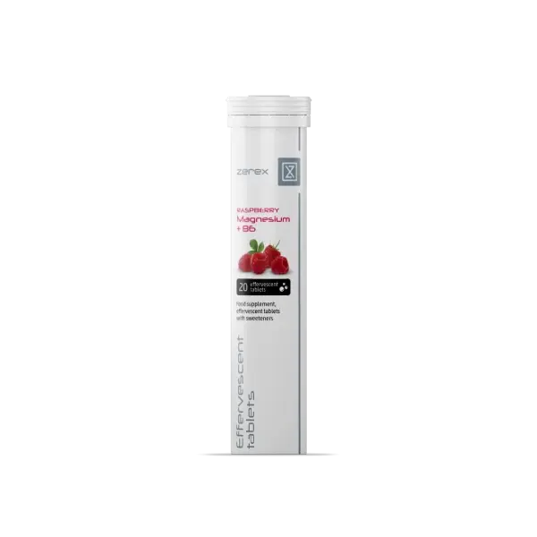 Zerex Šumivé tablety Magnesium + B6 bez aspartamu 20 tablet