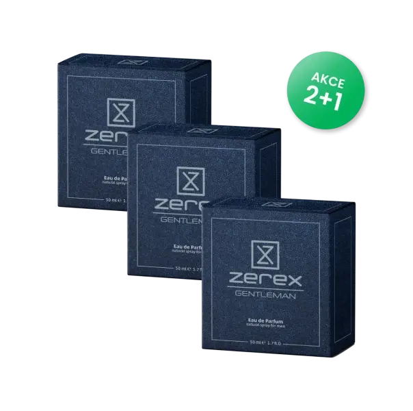 3x Pánský parfém Zerex Gentleman 100 + 20 kapslí