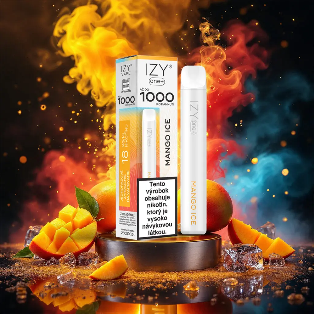 IZY VAPE ONE+ Mango Ice 18mg White 1bal