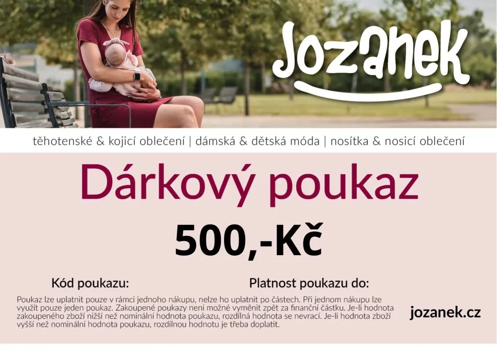 Jožánek Dárkový poukaz Jožánek® v hodnotě 500,-Kč