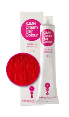 Kallos KJMN Cream Hair Color - krémová profesionální barva na vlasy, 100 ml 0.66 mix tón červený